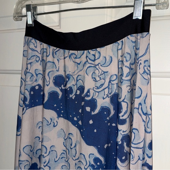 Blackmilk Great Wave Maxi Skirt M - Picture 2 of 4